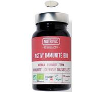 Parapharmacie > Compléments alimentaires > Compléments Alimentaires Vitalité et Défenses immunitaires Nutrivie Activ Immunité Bio Comprimés x 30