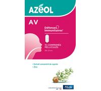 Parapharmacie > Compléments alimentaires > Compléments Alimentaires Vitalité et Défenses immunitaires PiLeJe Azéol AV Comprimés x 15 - Vitalité - Défenses immunitaires - Pharmacie en ligne LaSante.net