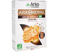 Arkopharma Arkoroyal Gelée Royale Bio 2500mg Gout Miel Ampoules 20x10ml