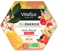 Vitaflor Gelée Royale Bio 1000 mg Énergie + 20 ampoules