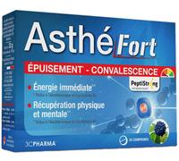 Parapharmacie > Compléments alimentaires > Compléments Alimentaires Vitalité et Défenses immunitaires > Produits pour le Tonus et la Fatigue 3C Pharma AsthéFort x 30