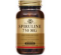 Parapharmacie > Compléments alimentaires > Compléments Alimentaires Vitalité et Défenses immunitaires > Produits pour le Tonus et la Fatigue Solgar Spiruline 750 mg Gélules x 80 - Tonus et fatigue - P