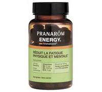 Parapharmacie > Compléments alimentaires > Compléments Alimentaires Vitalité et Défenses immunitaires > Produits pour le Tonus et la Fatigue Pranarôm Aromaboost Energy Énergie Capsules x 60