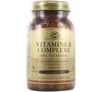Parapharmacie > Compléments alimentaires > Compléments Alimentaires Vitalité et Défenses immunitaires Solgar Vitamine B Complexe avec Vitamine C Comprimés x 100 - Vitalité - Défenses immunitaires - Ph