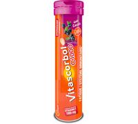 Vitascorbol Vitamine C 1000mg Cassis 15 Comprimés Effervescents
