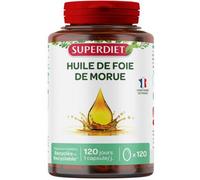Parapharmacie > Compléments alimentaires > Compléments Alimentaires Vitalité et Défenses immunitaires > Vitamines D Super Diet Huile de Foie de Morue Capsules - Vitamines D - Pharmacie en ligne LaSant