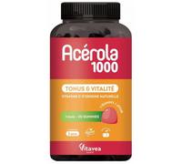 Parapharmacie > Compléments alimentaires > Compléments Alimentaires Vitalité et Défenses immunitaires > Vitamines C et acérola Nutrisanté Acerola 1000 mg Gummies x 30