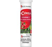 Parapharmacie > Compléments alimentaires > Compléments Alimentaires Vitalité et Défenses immunitaires > Vitamines C et acérola Forté Pharma Acérola Vitamine C 12 Comprimés à Croquer - Vitamines C et a