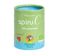 Parapharmacie > Compléments alimentaires > Compléments Alimentaires Vitalité et Défenses immunitaires > Vitamines C et acérola Flamant Vert Spiru.C Comprimés 300 x 500 mg - Vitamines C et acérola - Ph