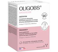 CCD Oligobs Grossesse, 90 Comprimés + 90 capsules - Complément alimentaire pour femme enceinte - Fabriqué en France par le Laboratoire