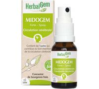 HerbalGem|Midogem Forte Spray Bio|Complexe de Gemmothérapie Concentrée|15 ml