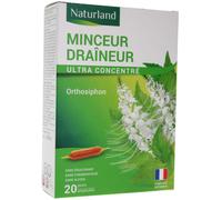 Parapharmacie > Compléments alimentaires > Minceur > Détox Naturland Minceur Draineur 20 Ampoules Buvables de 10 ml - Détox - Pharmacie en ligne LaSante.net