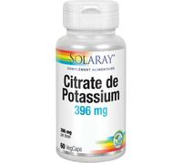 Solaray Citrate de Potassium 396mg 60 capsules végétales