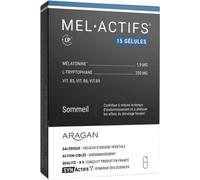 Aragan Synactifs MelActifs Sommeil 15 Gélules