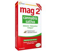 Parapharmacie > Compléments alimentaires > Sommeil - Stress Cooper Mag2 Cannabis Sativa Comprimés x 30 - Sommeil - Stress - Pharmacie en ligne LaSante.net