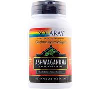 Parapharmacie > Compléments alimentaires > Sommeil - Stress Solaray Ashwagandha 60 Capsules Végétales - Sommeil - Stress - Pharmacie en ligne LaSante.net