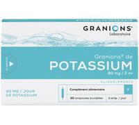 Parapharmacie > Compléments alimentaires > Sport Granions de Potassium x 30 - Sport - Pharmacie en ligne LaSante.net