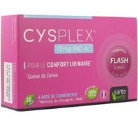 Parapharmacie > Compléments alimentaires > Système urinaire Santé Verte Cysplex 10 Sticks - Système urinaire - Pharmacie en ligne LaSante.net