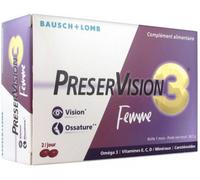 PreserVision 3 Femme Complément Alimentaire 60 Capsules