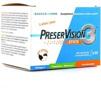 PreserVision 3 Stick Complément Alimentaire À Visée Oculaire 30 Sticks