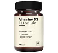 A-LAB Vitamine D3 Liposomale 2000 UI - Assimilation Renforcée - Complément Alimentaire Défenses Naturelles, Immunité, Musculaire - 60 gélules, 60 jours de prise - Fabriqué en France