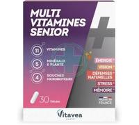 Parapharmacie > Compléments alimentaires > Vitalité - Défenses immunitaires > Multivitamines Nutrisanté Multi Vitamines Senior Gélules x 30 - Multivitamines - Pharmacie en ligne LaSante.net