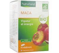 Naturland Maca Bio 75 Végécaps