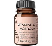 Parapharmacie > Compléments alimentaires > Vitalité - Défenses immunitaires Phytalessence Vitamine C Acérola 60 Gélules - Vitalité - Défenses immunitaires - Pharmacie en ligne LaSante.net