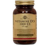 Vitamine D3 1000 UI 100 comprimés à mâcher au goût naturel de fraise-banane-strudel Solgar