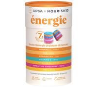 Parapharmacie > Compléments alimentaires > Vitalité - Défenses immunitaires > Tonus et fatigue UPSA Nourished Gummies 7 en 1 Energie x 30 - Tonus et fatigue - Pharmacie en ligne LaSante.net
