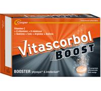 Parapharmacie > Compléments alimentaires > Vitalité - Défenses immunitaires Vitascorbol Boost effervescents x 20 - Vitalité - Défenses immunitaires - Pharmacie en ligne LaSante.net