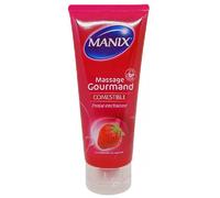 MANIX® Gel de massage gourmand fraise comestible Gel(S) 200 ml