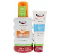Parapharmacie en ligne > Beauté & Soins > Idées cadeaux > Cadeaux pour femme Eucerin Sun Sensitive Protect Spray SPF50 200 ml + After Sun Sensitive Relief 50 ml offert