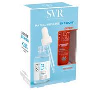 Parapharmacie en ligne > Beauté & Soins > Idées Cadeaux > Coffrets SVR [B3] Ampoule Hydra 30 ml + Sun Secure Blur SPF50+ 15 ml Offert