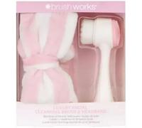 Parapharmacie en ligne > Beauté & Soins > Maquillage et parfumerie > Accessoires de maquillage Brushworks Bandeau de Maquillage + Brosse Nettoyante Visage de Luxe