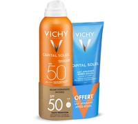 Parapharmacie en ligne > Beauté & Soins > Produit Solaire > Produits Après-Soleil Vichy Capital Soleil Brume SPF50 200 ml + Après-Soleil 100 ml Offert