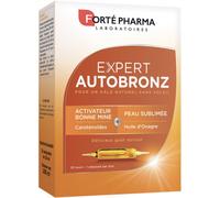 Forté Pharma Expert AutoBronz 20 Ampoules - Boîte 20 ampoules de 10 ml