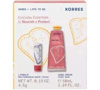 Parapharmacie en ligne > Beauté & Soins > Produits de soins du corps > Produits de soin des mains Korres Crème Mains Hydratante Peony Rose 50 ml + Korres Stick à Lèvres Teinté Raisin Méditerranéen 4,5