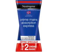 Neutrogena – Crème mains Absorption Express – Duo 2 x 75 ml