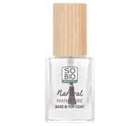 So'Bio Étic Vernis à ongles Base & Top Coat – Huile de ricin bio – 11 ml