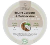 Laboratoire du Haut-Ségala Beurre Corporel à l'Huile de Coco Bio Baume 120 ml