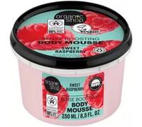Organic Shop Mousse corps revitalisante Framboise Vegan Naturelle - 250ml