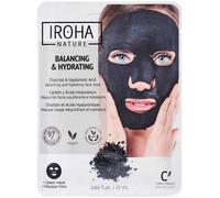 Parapharmacie en ligne > Beauté & Soins > Produits de Soins du Visage > Masques visage Iroha Nature Charbon et Acide Hyaluronique Masque Visage Rééquilibrant 23 ml - Masques visage - Pharmacie en lign