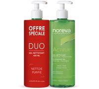 Parapharmacie en ligne > Beauté & Soins > Produits de soins du visage > Produits nettoyants et démaquillants Noreva Exfoliac Actipur Gel Dermo Nettoyant 2 x 400 ml