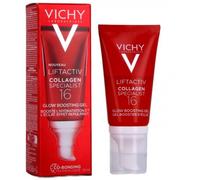 Vichy, LiftActiv, Glow Boosting Gel, Gel Visage Booster de Collagènes, Soin Hydratant et Repulpant, Gel Éclat Anti-Âge et Anti-Rides, Tous Types de Peau, Collagen Specialist 16, 50 ml