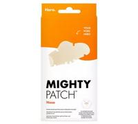 Hero Mighty Patch Nose: Patch anti-acné à l'Hydrocolloïde qui absorbe les impuretés des pores et des boutons sur le nez dès 6 heures, boîte de 10 patchs.