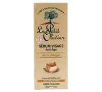 LE PETIT OLIVIER - Sérum Visage & Contour des Yeux Anti-Âge - Huile d'Argan, Vitamine C & Acide Hyaluronique- Lisse & Unifie- Tous Types De Peaux - 99% D'Origine Naturelle - Fabriqué en France - 30 ml