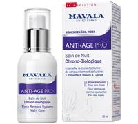 Parapharmacie en ligne > Beauté & Soins > Produits de soins du visage > Soins anti-âge pour le visage Mavala SkinSolution Anti-Âge Pro Soin de Nuit Chrono-Biologique 30 ml
