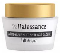 Natessance Crème-Huile Nuit Anti-Âge Global Lift'Argan - 50 ml
