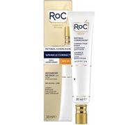 RoC Retinol Correxion Wrinkle Correct SPF 30 - Crème Hydratante Visage avec Filtre Solaire | Soin de Jour Anti-Rides à la Vitamine E | 30 ml
